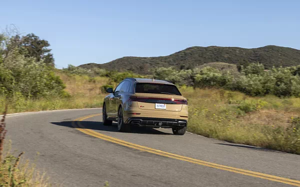   Audi Q8 55 TFSI quattro S line (Sakhir Gold Metallic) US-spec - 2025