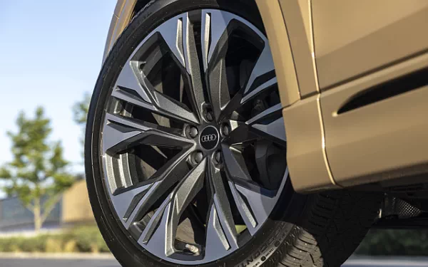   Audi Q8 55 TFSI quattro S line (Sakhir Gold Metallic) US-spec - 2025