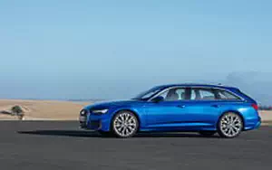 Обои автомобили Audi A6 55 TFSI quattro S line Avant - 2018