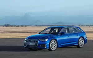 Обои автомобили Audi A6 55 TFSI quattro S line Avant - 2018