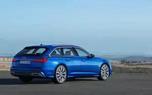 Обои автомобили Audi A6 55 TFSI quattro S line Avant - 2018