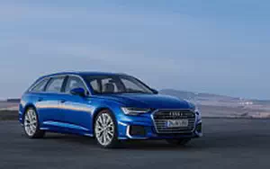 Обои автомобили Audi A6 55 TFSI quattro S line Avant - 2018