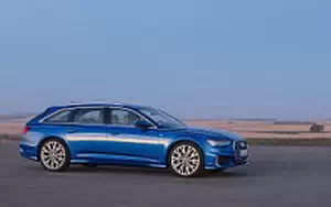 Обои автомобили Audi A6 55 TFSI quattro S line Avant - 2018