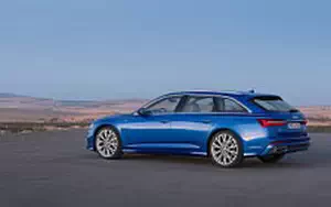 Обои автомобили Audi A6 55 TFSI quattro S line Avant - 2018