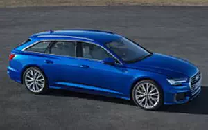 Обои автомобили Audi A6 55 TFSI quattro S line Avant - 2018