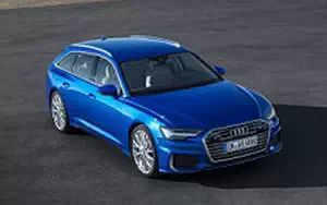 Обои автомобили Audi A6 55 TFSI quattro S line Avant - 2018