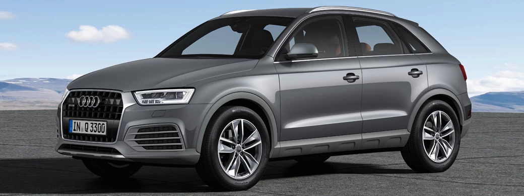 Обои автомобили Audi Q3 Design Line - 2015 - Car wallpapers