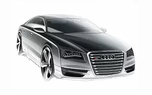 Обои автомобили Audi S8 - 2011