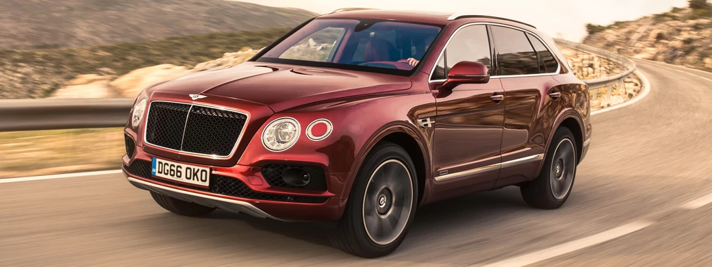   Bentley Bentayga Diesel (Rubino Red) - 2016 - Car wallpapers