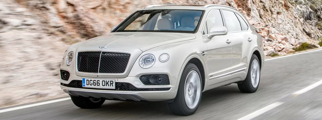   Bentley Bentayga Diesel (White Sand) - 2016 - Car wallpapers