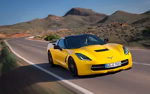 Обои автомобили Chevrolet Corvette Stingray Coupe EU-spec - 2013