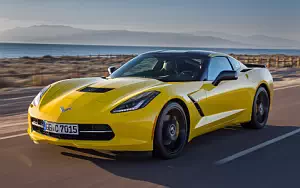 Обои автомобили Chevrolet Corvette Stingray Coupe EU-spec - 2013