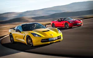 Обои автомобили Chevrolet Corvette Stingray Coupe EU-spec - 2013