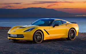 Обои автомобили Chevrolet Corvette Stingray Coupe EU-spec - 2013
