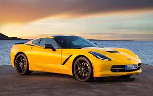 Обои автомобили Chevrolet Corvette Stingray Coupe EU-spec - 2013