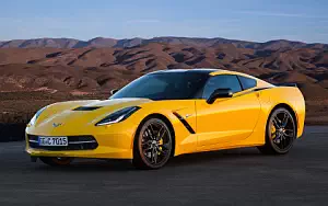 Обои автомобили Chevrolet Corvette Stingray Coupe EU-spec - 2013