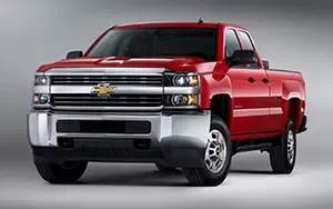 Обои автомобили Chevrolet Silverado 2500 HD Bi Fuel Double Cab - 2014