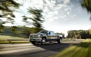 Обои автомобили Chevrolet Silverado 3500 HD LTZ Crew Cab - 2014