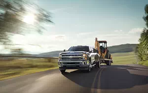 Обои автомобили Chevrolet Silverado 3500 HD LTZ Crew Cab - 2014
