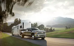 Обои автомобили Chevrolet Silverado 3500 HD LTZ Crew Cab - 2014