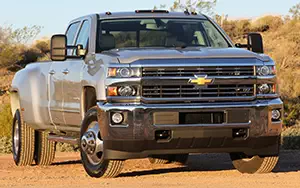 Обои автомобили Chevrolet Silverado 3500 HD LTZ Crew Cab - 2014
