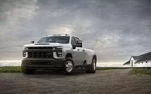 Обои автомобили Chevrolet Silverado 3500 HD DRW Work Truck - 2019
