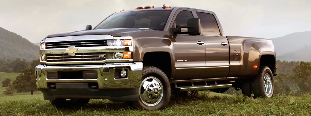 Обои автомобили Chevrolet Silverado 3500 HD LTZ Crew Cab - 2014 - Car wallpapers
