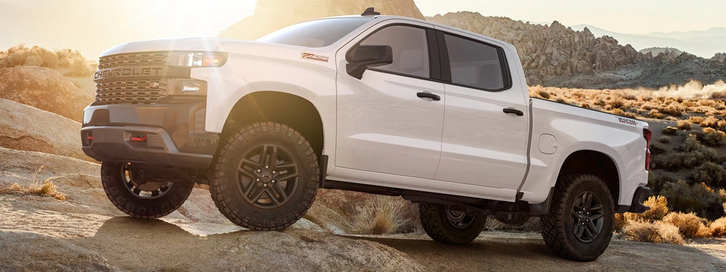 Обои автомобили Chevrolet Silverado Custom Z71 Trailboss Crew Cab - 2018 - Car wallpapers