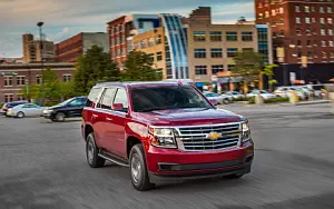 Обои автомобили Chevrolet Tahoe LS Custom - 2017