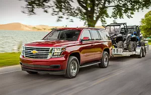 Обои автомобили Chevrolet Tahoe LS Custom - 2017