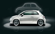 Обои Fiat 500 2007