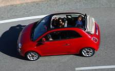 Обои Fiat 500C 2009