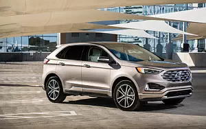 Обои автомобили Ford Edge Titanium Elite - 2018