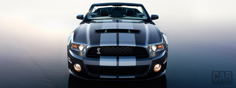 Обои автомобили Ford Mustang Shelby GT500 Convertible - 2010 - Car wallpapers