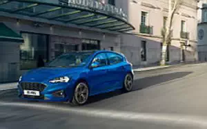Обои автомобили Ford Focus ST-Line - 2018