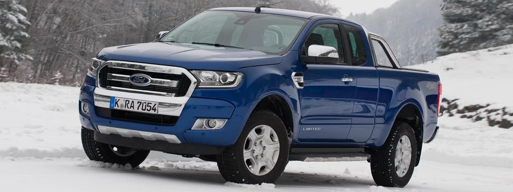 Обои автомобили Ford Ranger Limited Super Cab - 2015 - Car wallpapers