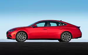   Hyundai Sonata Limited (Calypso Red) US-spec - 2019