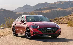   Hyundai Sonata Limited (Calypso Red) US-spec - 2019