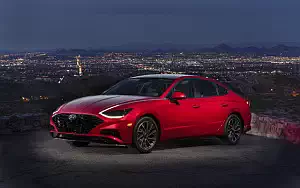   Hyundai Sonata Limited (Calypso Red) US-spec - 2019