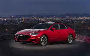   Hyundai Sonata Limited (Calypso Red) US-spec - 2019