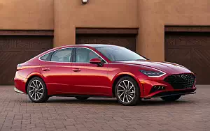   Hyundai Sonata Limited (Calypso Red) US-spec - 2019