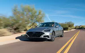   Hyundai Sonata Limited (Shimmering Silver Pearl) US-spec - 2019