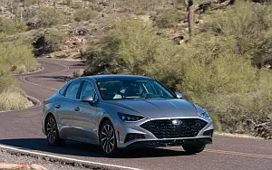   Hyundai Sonata Limited (Shimmering Silver Pearl) US-spec - 2019