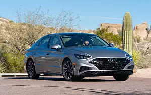   Hyundai Sonata Limited (Shimmering Silver Pearl) US-spec - 2019
