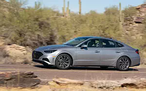   Hyundai Sonata Limited (Shimmering Silver Pearl) US-spec - 2019