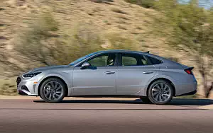   Hyundai Sonata Limited (Shimmering Silver Pearl) US-spec - 2019