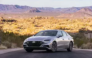  Hyundai Sonata Limited (Shimmering Silver Pearl) US-spec - 2019