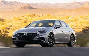   Hyundai Sonata Limited (Shimmering Silver Pearl) US-spec - 2019