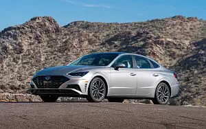   Hyundai Sonata Limited (Shimmering Silver Pearl) US-spec - 2019