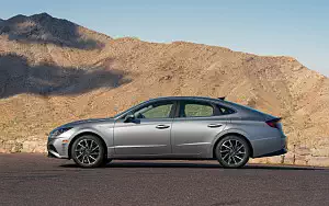   Hyundai Sonata Limited (Shimmering Silver Pearl) US-spec - 2019